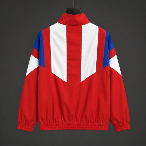 26/27 Bayern Munich EQT Red  Full Zipper Windbreaker