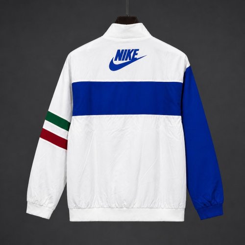 Retro 94/97 Italy White Full Zipper Windbreaker