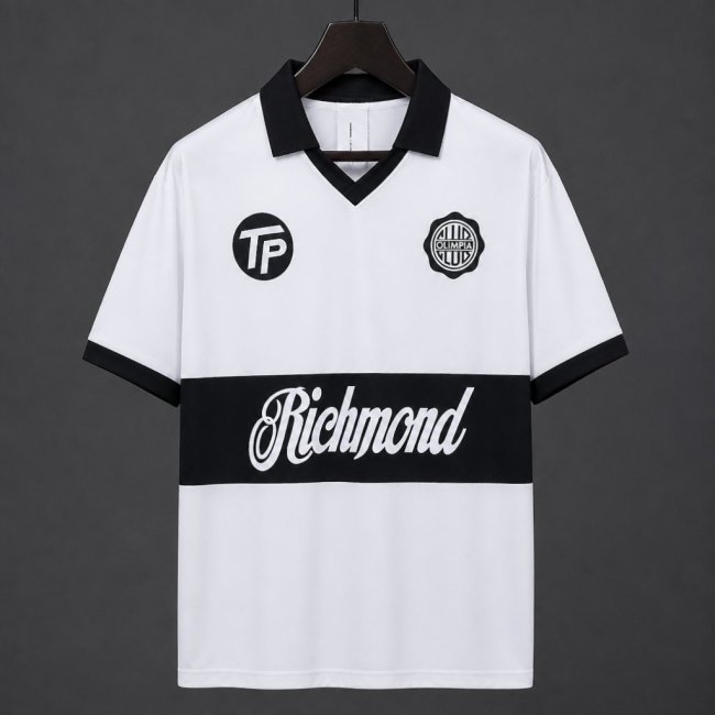 Retro 85/86 Club Olimpia Home White Jersey