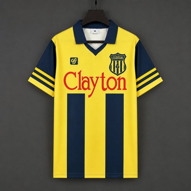 Retro 1986 Guarani Home Yellow Jersey