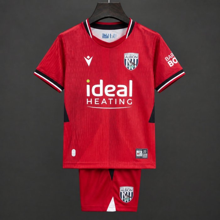 26/27 Kids West Bromwich Albion Away Red Jersey