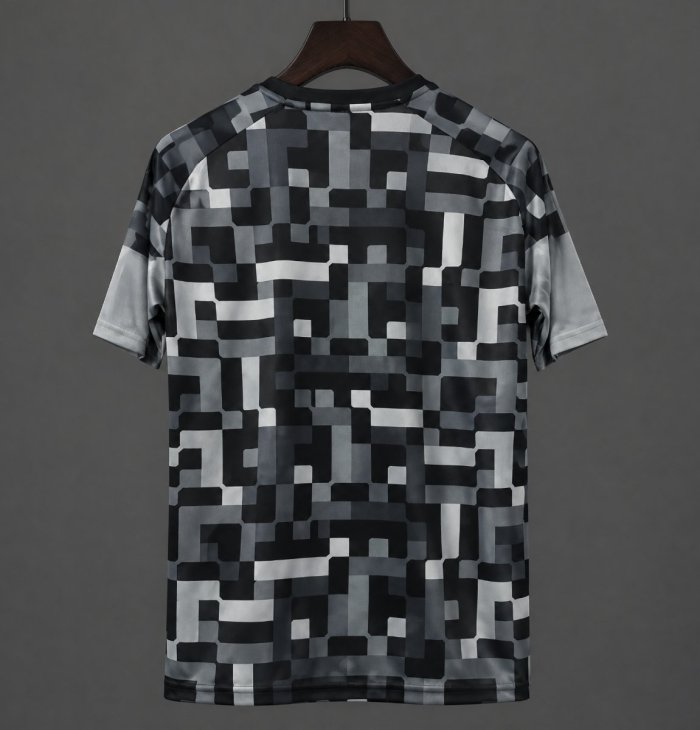 26/27 Sevilla Training Grey Digital Pixel Pattern Jersey