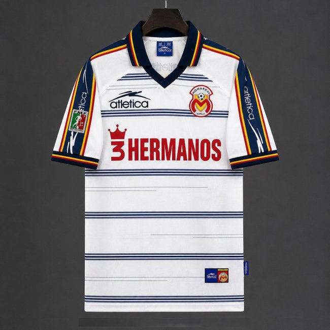 Retro 99/00 Morelia Away White Jersey