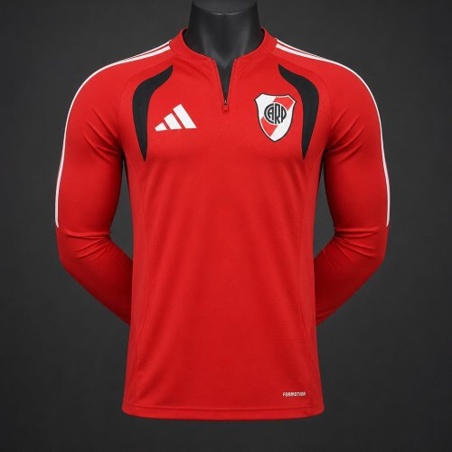 Player Version 26/27 River Plate Red Long Sleeve Jersey