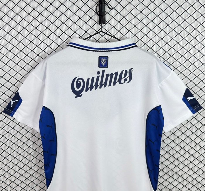 Retro 98/99 Velez Sarsfield Home White  Blue Jersey
