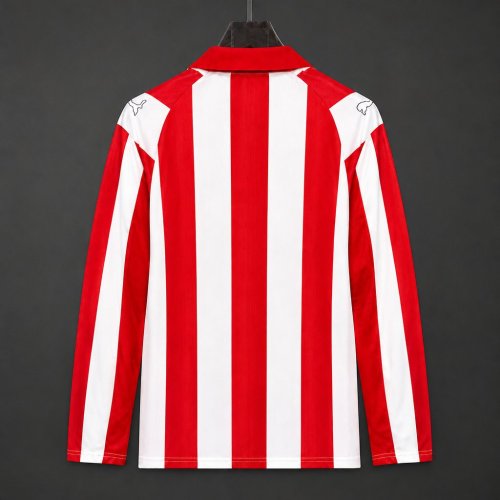 26/27 PSV Eindhoven Coen Dillen Special Edition Long Sleeve Red Stripes Jersey