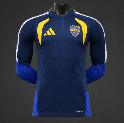 Player Version 26/27 Boca Juniors Blue Long Sleeve Jersey