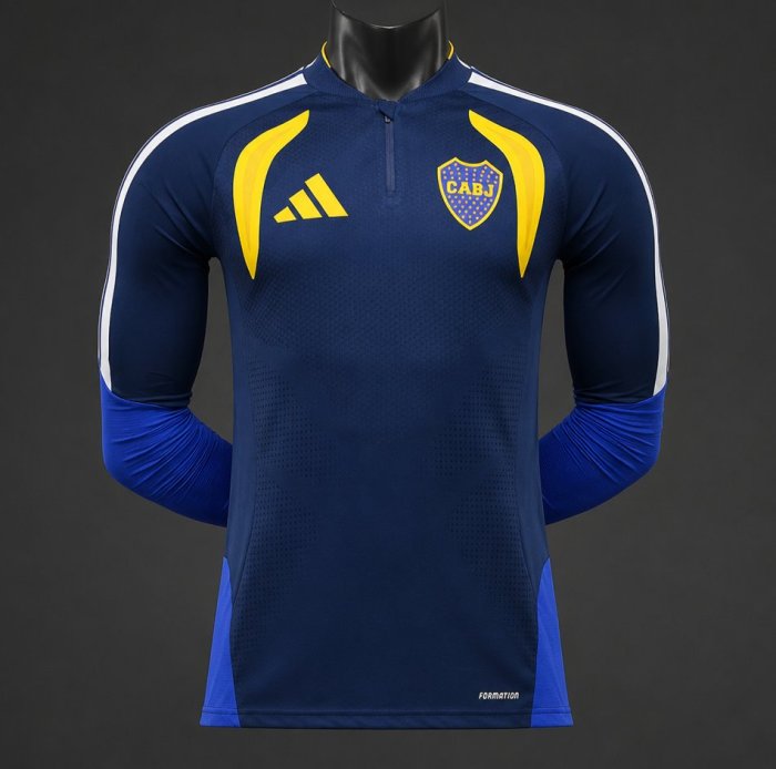 Player Version 26/27 Boca Juniors Blue Long Sleeve Jersey