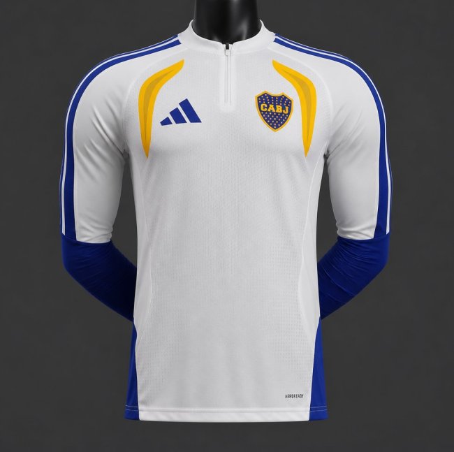 Player Version 26/27 Boca Juniors White Long Sleeve Jersey
