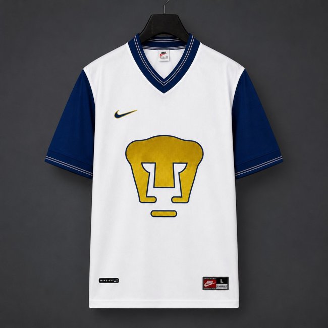 Retro 98/99 Pumas UNAM Home White Jersey
