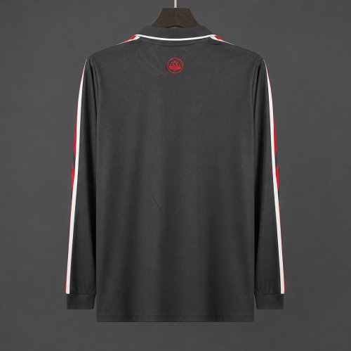 26/27 Manchester United Adidas Spezial Black Long Sleeve Polo Jersey