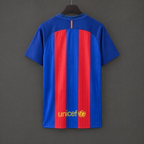 Retro 16/17 Barcelona Home Blue Jersey