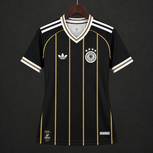 2026 Women  Germany Third Black Stripes Jersey