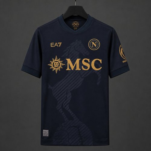 26/27 Napoli Champions League Third Black Jersey