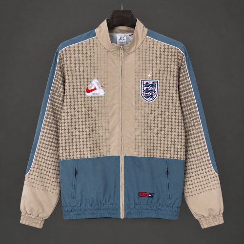 2026 England Palace Khaki Brown Full Zipper Jacket