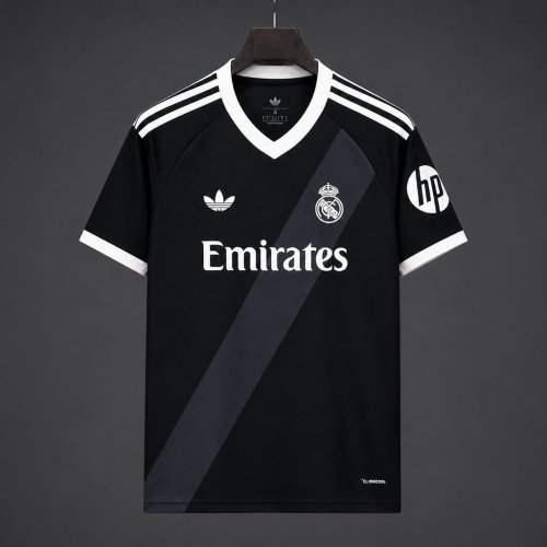 27/28 Real Madrid Away Black Jersey