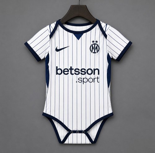 26/27 Inter Milan Away White Baby Romper Jersey