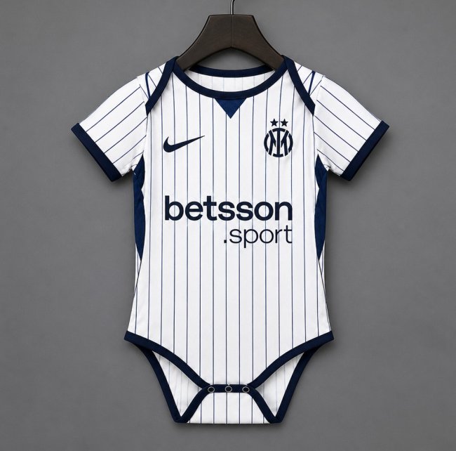 26/27 Inter Milan Away White Baby Romper Jersey