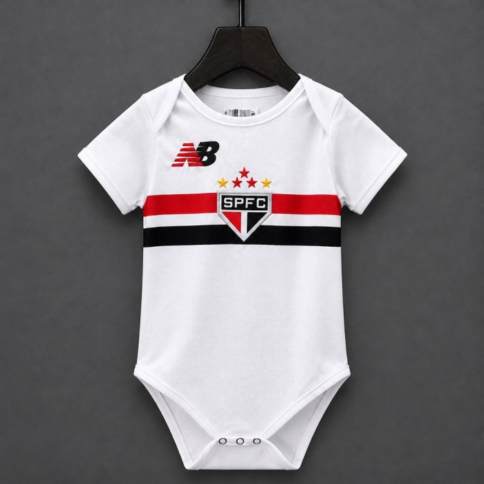26/27 Sao Paulo Home Baby Romper Jersey