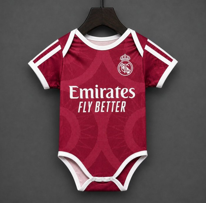 26/27 Real Madrid Third Pink Baby Romper Jersey