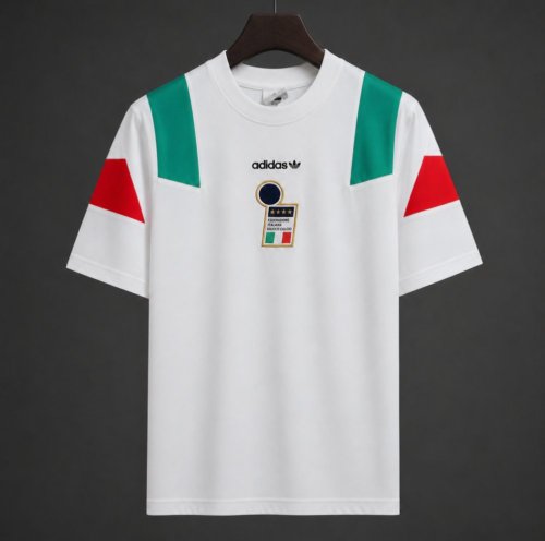 2026 Italy White Re-Make Vintage White Cotton Shirt