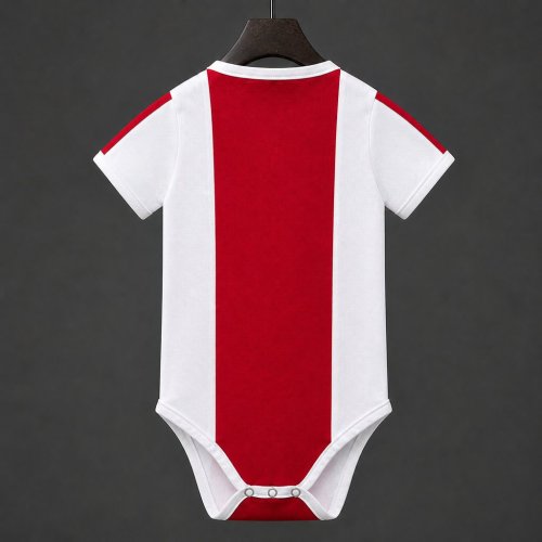 26/27 Ajax Home Baby Romper Jersey