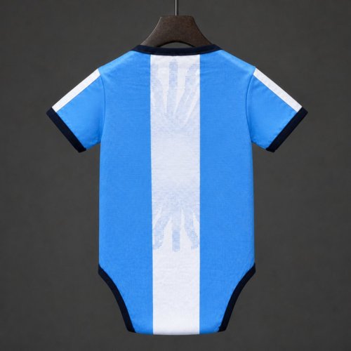 2026 Argentina Messi Farewell Commemorative Baby Romper Jersey