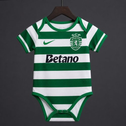 26/27 Sporting CP Lisbon Home Baby Romper Jersey