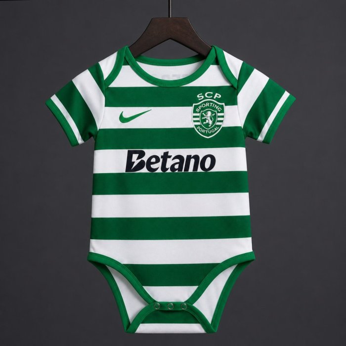 26/27 Sporting CP Lisbon Home Baby Romper Jersey