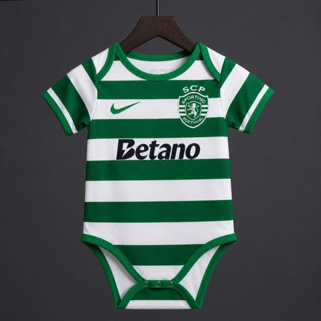26/27 Sporting CP Lisbon Home Baby Romper Jersey
