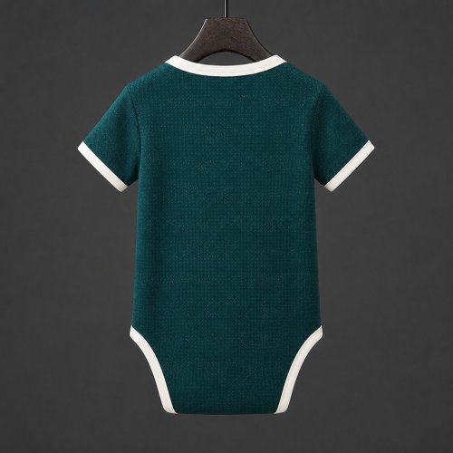 26/27 Real Madrid Away Green Baby Romper Jersey