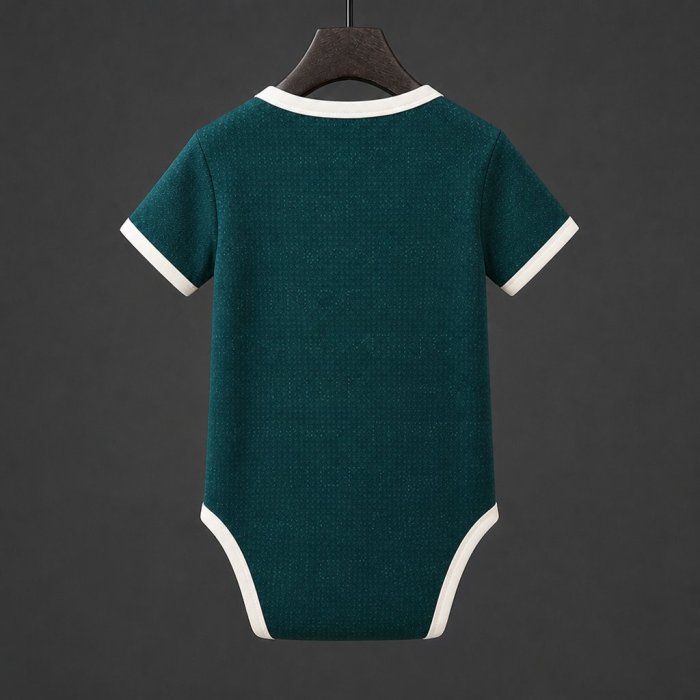 26/27 Real Madrid Away Green Baby Romper Jersey