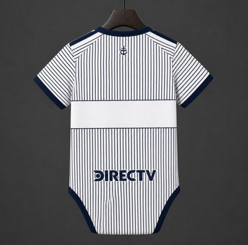 26/27 Boca Juniors Away White Baby Romper Jersey