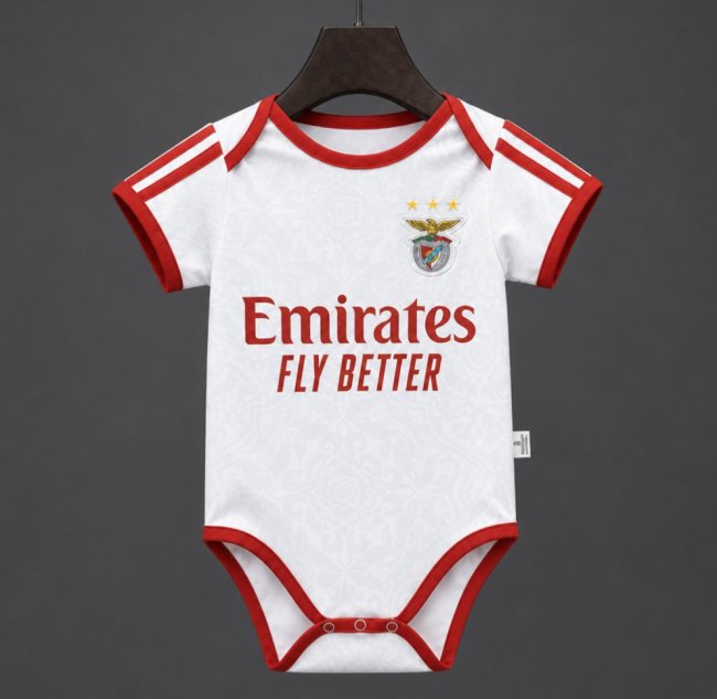 26/27 Benfica Away White Baby Romper Jersey