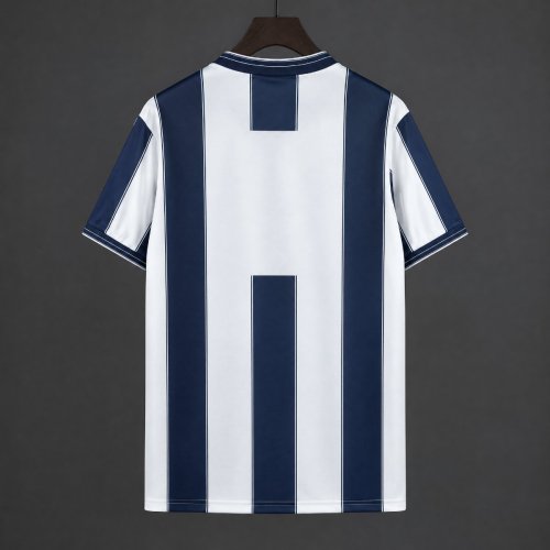 Retro 84/86 West Bromwich Albion Home White/Blue Jersey