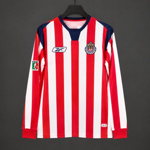 Retro 04/05 Chivas Home Long Sleeve Red Jersey
