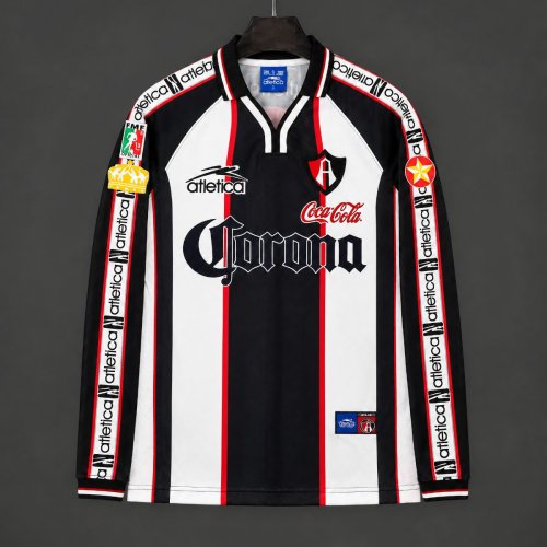 Retro 99/00 Atlas Third Long Sleeve Black/White  Jersey