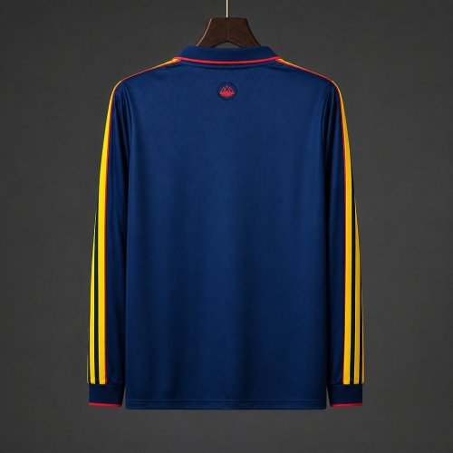 26/27 Arsenal SPZL FC Long Sleeve Navy Blue Polo Shirt
