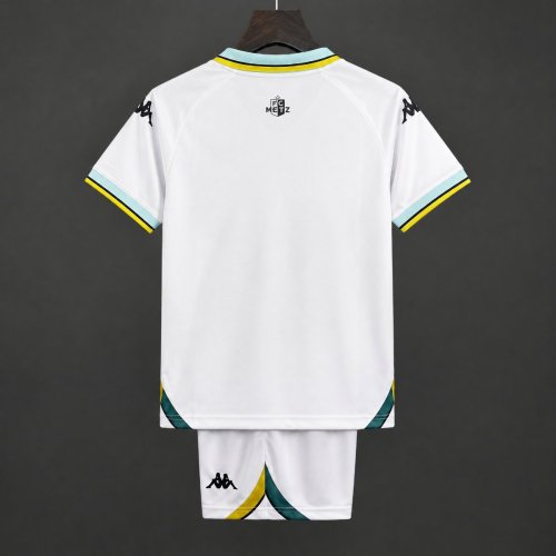 26/27 Kids Metz Away White Jersey