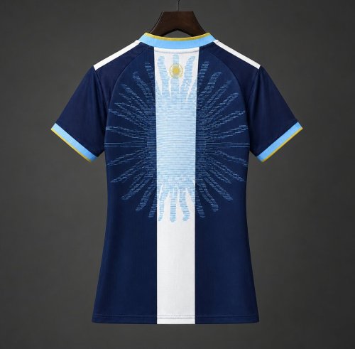 2026 Women  Argentina MESSI Tribute Blue Jersey