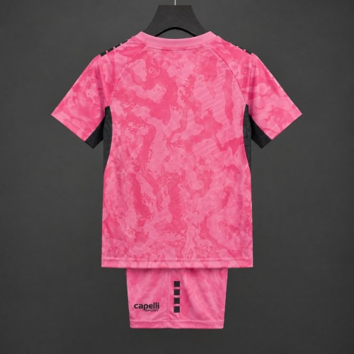 2026 Kids Cape Verde Goalkeeper 1 Pink Jersey Kit