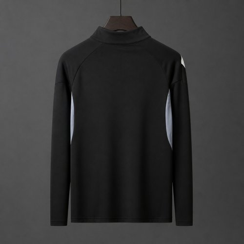 26/27 Granada Black  Long Sleeve Half-Zip Jersey