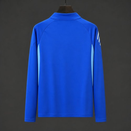 26/27 Real Oviedo Blue  Long Sleeve Half-Zip Jersey