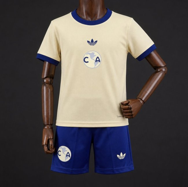 26/27 Kids Club America 110 Years Anniversary Yellow Jersey Kit