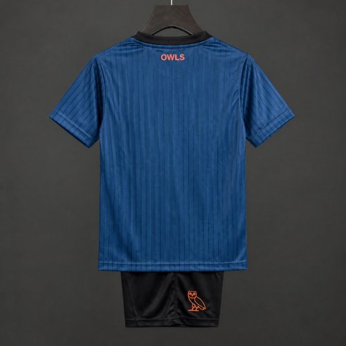 26/27 Kids Sheffield Wednesday Third Navy Jersey Kit