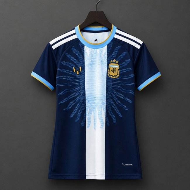2026 Women Argentina MESSI Tribute Blue Jersey