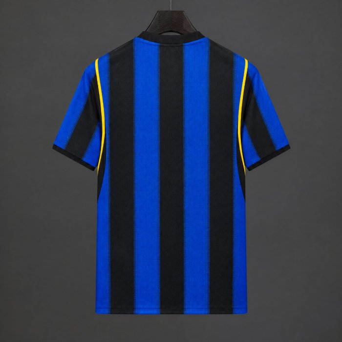 27/28 Inter Milan Home Blue/Black Stripes Jersey