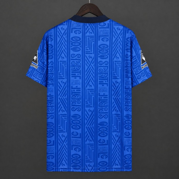 Retro 99/00 Belgrano Home Blue Jersey