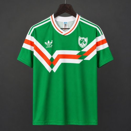 Retro 1989 Ireland Home Green Jersey