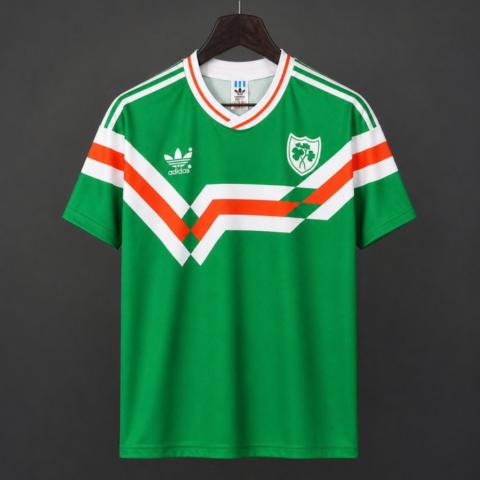 Retro 1989 Ireland Home Green Jersey